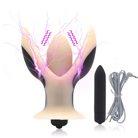 8 Speed Vibrator Bi Polar Electro Shock Vaginal Tight Huge