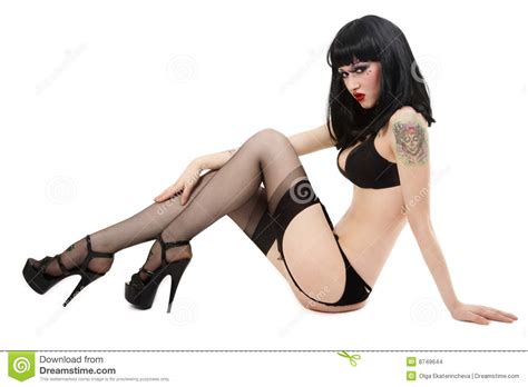 gothic pinup stock images image 8749644