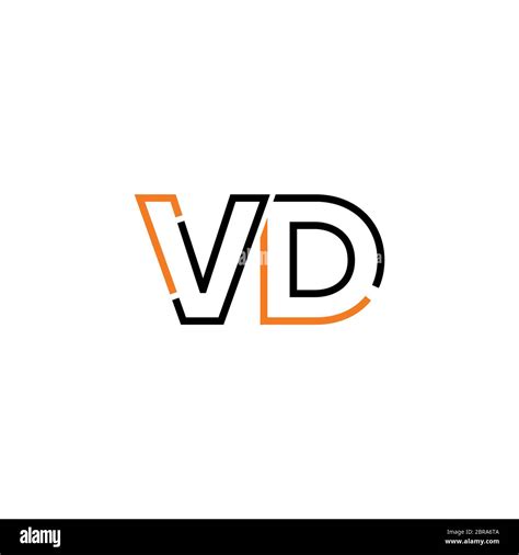 letter vd vector vectors cut  stock images pictures alamy