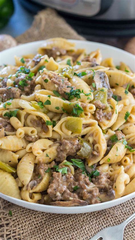 instant pot philly cheesesteak pasta [video] sweet and savory meals