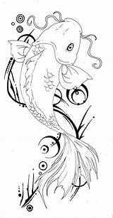 Koi Tattoo Fish Pez Tattoos Stencil Drawing Hound Fox Dibujo Designs Drawings Stencils Dibujos Plantillas Tatuaje Del Coloring Deviantart Choose sketch template