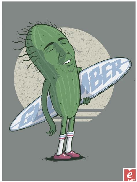 Nicolas Cage Enjoy Face Meme Cucumber Pickle Surf Summer