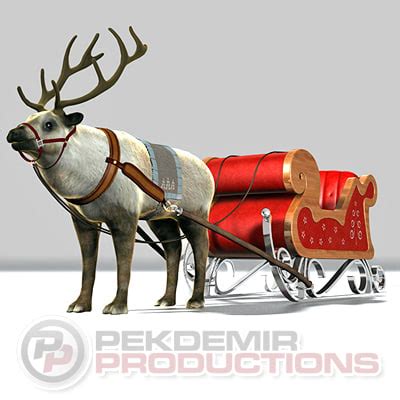 sleigh reindeer