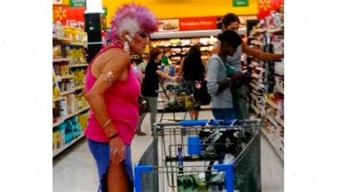 walmart shoppers who are dressed to the nines money for