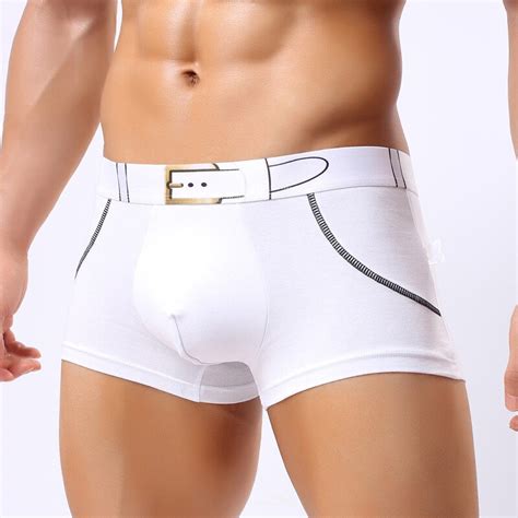 Brand Lj Men Sexy Underwear Cotton Boxer Shorts Underwear