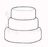 Cake Layer Clipart Wedding Line Tiered Coloring Blank Tier Birthday Clip Layered Clipartmag Clipground Sponge Webstockreview sketch template
