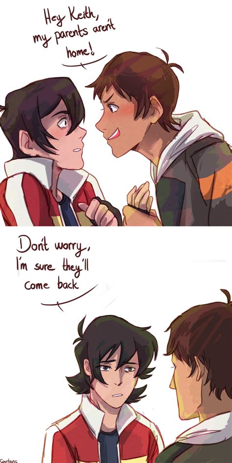courtaine “ one day lance one day ” klance comics