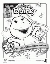 Coloring Barney Pages Birthday Comments sketch template