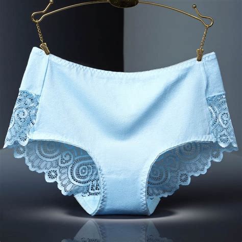 2019 sexy seamless panties ice silk women underwear cotton crotch mid
