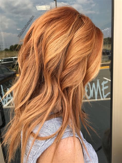 pin by el shaddai hair salon on balayage strawberry blonde hair color