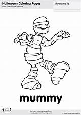 Mummy Supersimple sketch template