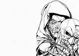 Doom Coloring Pages Doctor sketch template