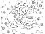 Noel Printable Natale Colorare Apporte Cadeaux Xmas Minnie Duck Daisy Gratuits sketch template