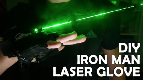 diy iron man laser glove burning laser wrist flamethrower irl