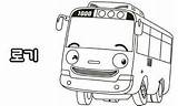 Tayo Coloring Bus Little Printable 선택 보드 타요 sketch template