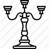 Candelabra Clipart Clipartmag Drawing sketch template