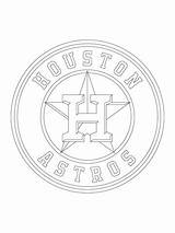 Astros Houston Logo Coloring Pages Printable Baseball Mlb Supercoloring Silhouette Color Sheets Logos Star Book Colouring Circle Cricut Orbit Cameo sketch template