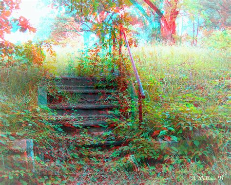 steps to yesterday use red cyan 3d glasses photograph by