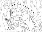 Gothel Mother Coloring Pages Tangled Getcolorings Printable Color Getdrawings sketch template