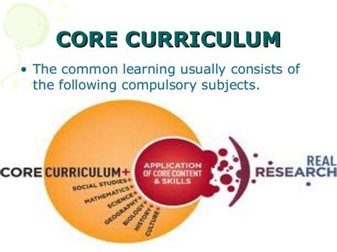 core curriculum