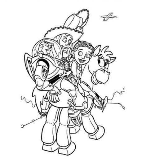 Buzz And Woody Coloring Pages At Free