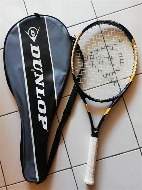tennis racquet dunlop vibrotech sports equipment sports games