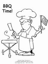 Coloring Pages Patriotic Bbq Time Giggletimetoys sketch template