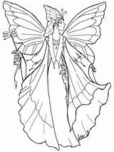 Coloring Fairy Fairies Hadas Colorat Phee Mcfaddell Dover sketch template