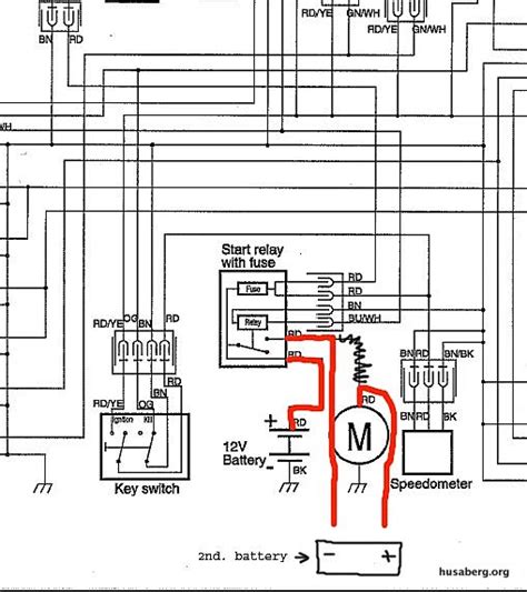 battery wiring diagram husaberg wiki