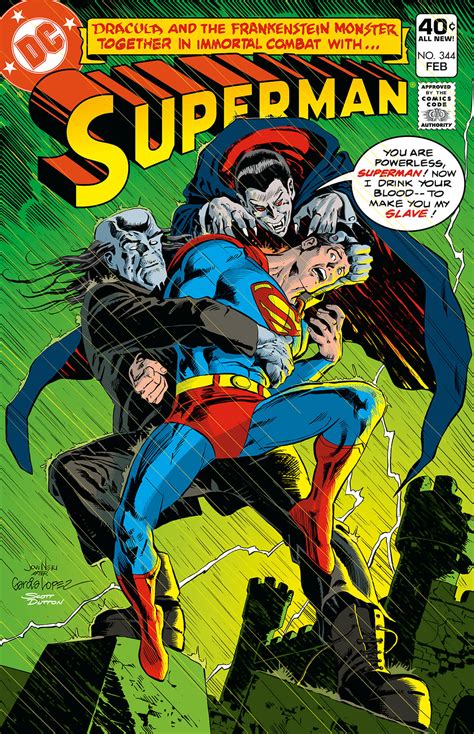 superman   cover  jose luis garcia lopez catspaw dynamics comics books pop culture
