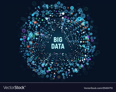big data visualization royalty  vector image