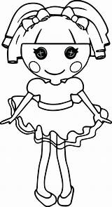 Coloring Lalaloopsy Pages Cartoon Dolls Doll Print Color Getcolorings Printable Wecoloringpage sketch template