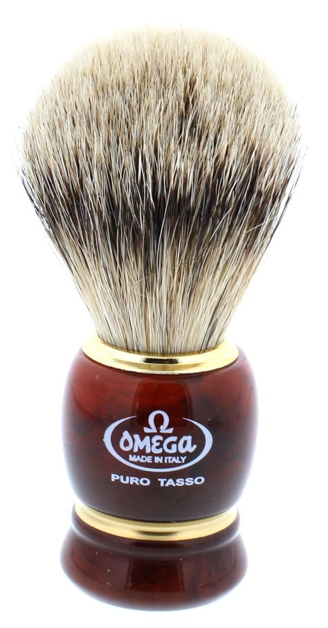 omega  silvertip badger shaving brush shaving brush shaving wet shaving