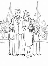 Coloring Family Clipart Happy Pages Library Picnic sketch template