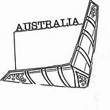 Coloring Boomerang Australia Pages Traditional Aborigin Weapon Kidsplaycolor Choose Board Comments sketch template