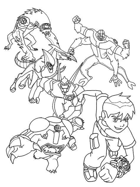 ben  coloring pages realistic coloring pages