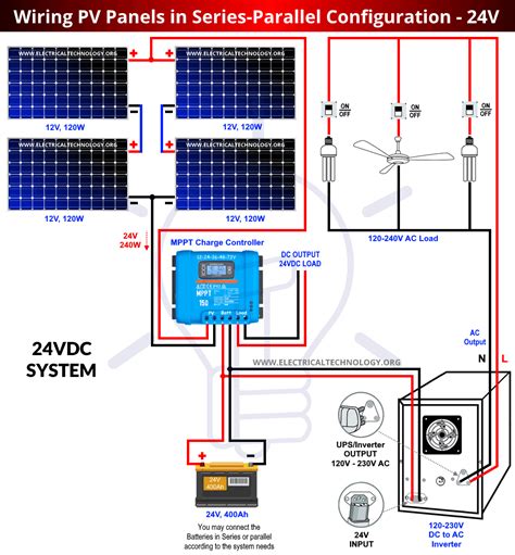 pv solar panel wiring diagram schematic  lee