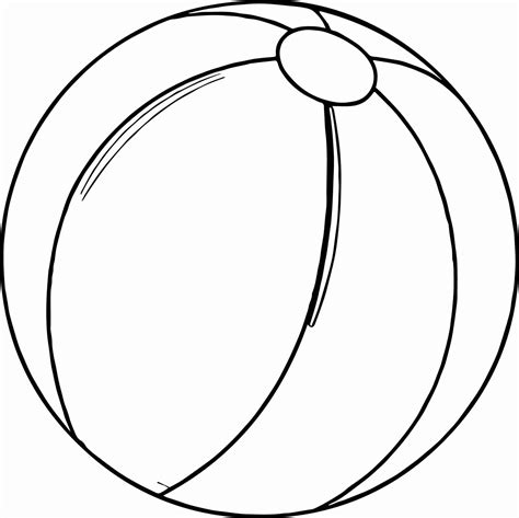 beach ball coloring page  amazing svg file