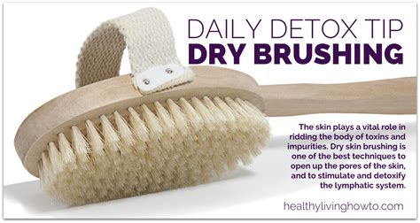 daily detox tip dry skin brushing hlht