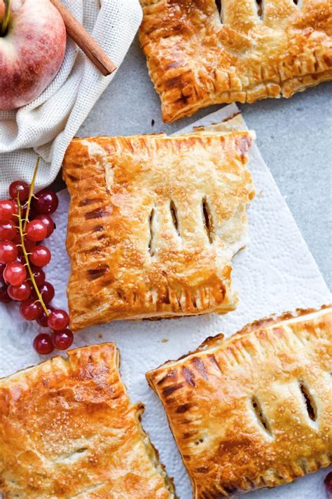 Easy Apple Hand Pies With Puff Pastry Recipe Apple Hand Pies Apple