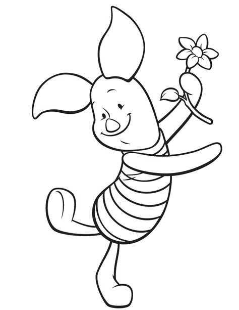 winnie  pooh  piglet coloring pages coloring home
