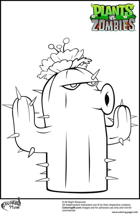 gambar  coloring pages plants zombies print color craft page