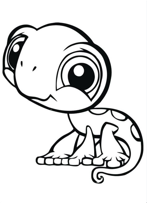 cute animals  big eyes coloring pages  getcoloringscom