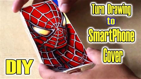 diy iphone case turn drawing  phone cover homemade phone cover