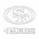 Coloring 49ers Pages Francisco San Logo Related Posts sketch template