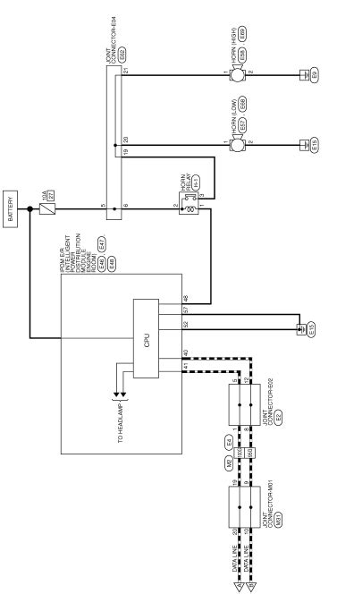 nissan sentra service manual wiring diagram  intelligent key system security control