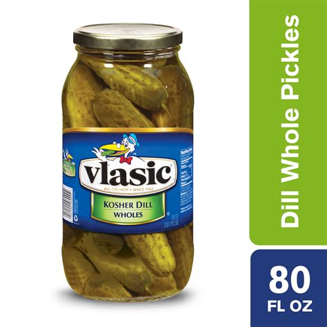 vlasic wholes original dill pickles kosher dill pickles