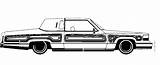 Lowrider Cadillac Coloring Pages Cars Kids Carscoloring Activities sketch template