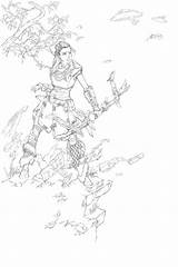 Illyne Aloy sketch template