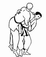 Judo Karate Lotta Ausmalbilder Imprimer Mamydzieci Kolorowanka Arti Marziali Stampare sketch template